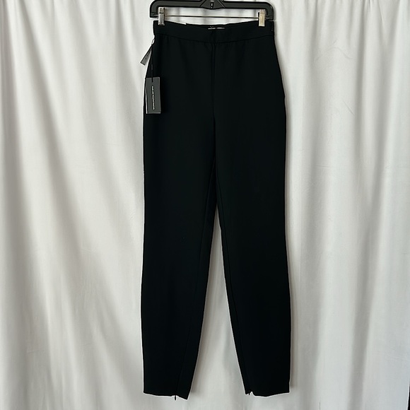 Babaton Aritzia NWT Serra Black Noir High Rise Slim Leg Dress Pants *Sz 8* 🌺🌺 - Picture 6 of 9